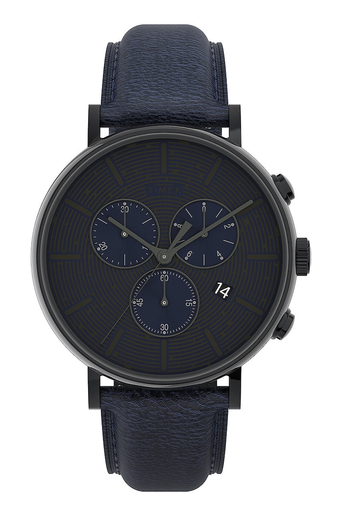 Timex Zegarek TW2U88900 Fairfield Chronograph czarny TW2U88900