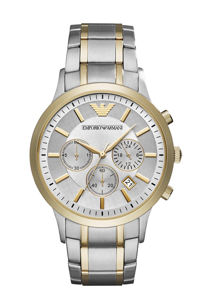 Hodinky Emporio Armani strieborná AR11076