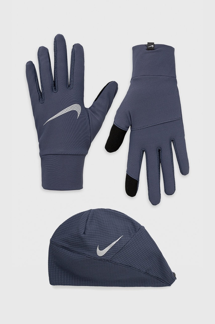 Nike czapka i rękawiczki granatowy N.100.0594.498