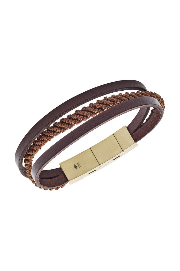 Fossil - Bransoletka JOF00530715 brązowy JOF00530715