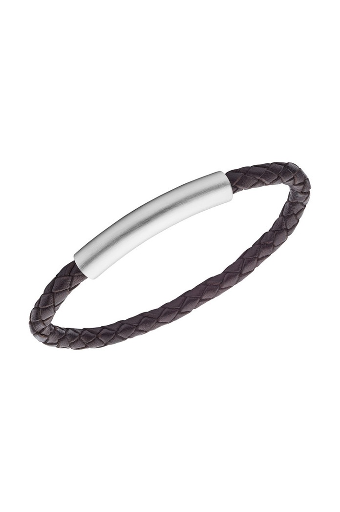 Fossil - Kožený náramok JOF00531040 čierna AA00