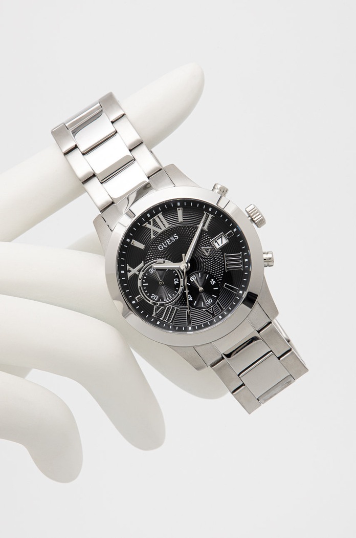 Guess zegarek męski srebrny W0668G3