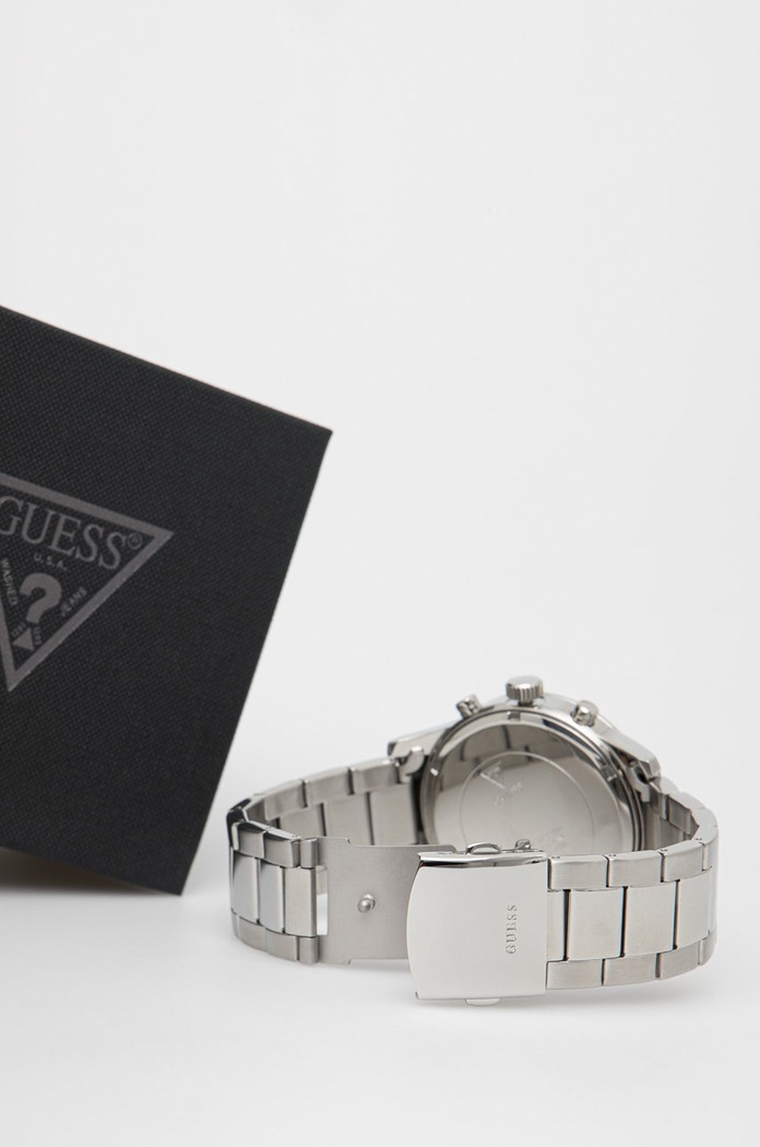 Guess zegarek męski W0668G3 srebrny AA00