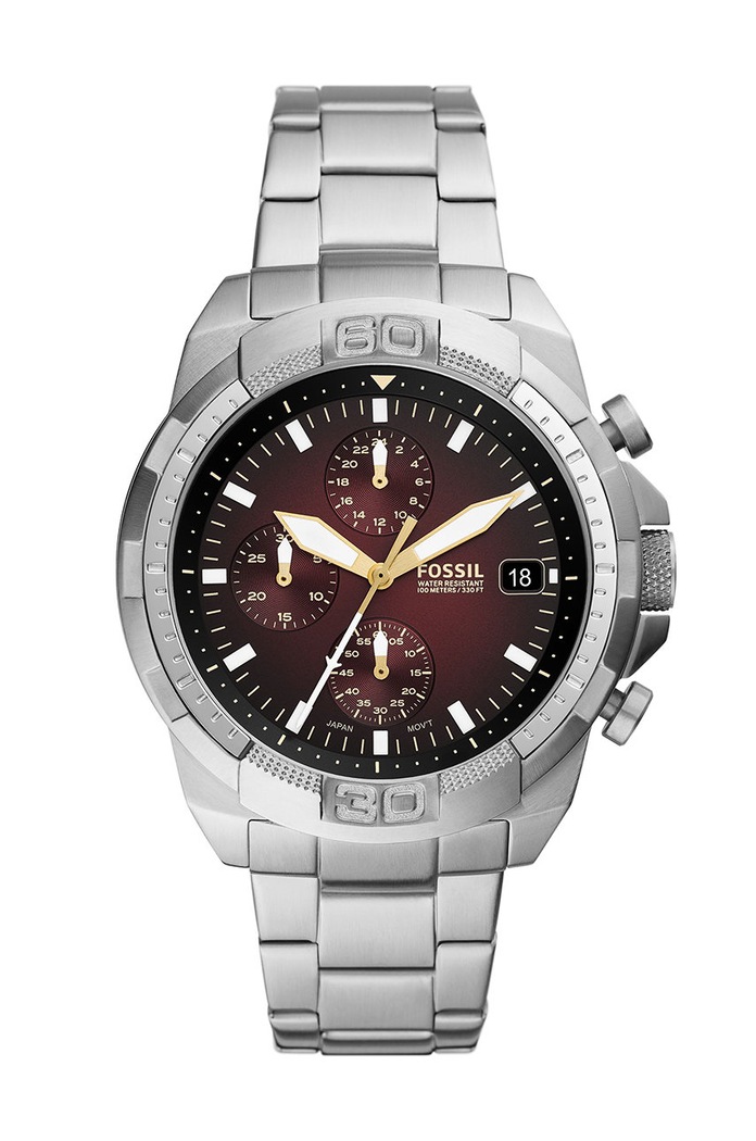 Fossil Zegarek FS5878 srebrny FS5878