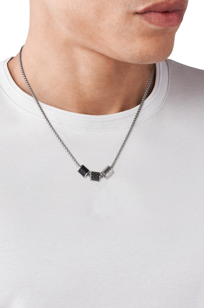 Dodaci Emporio Armani Ogrlica Emporio Armani EGS2383020 srebrna