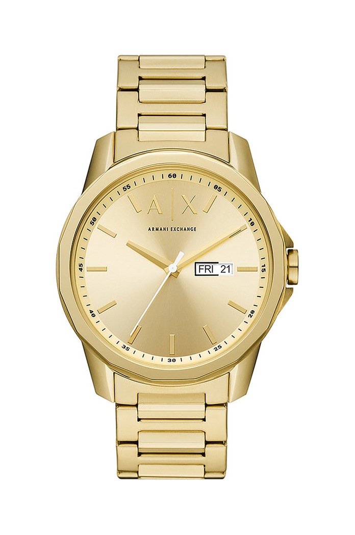 Hodinky Armani Exchange zlatá AX1734