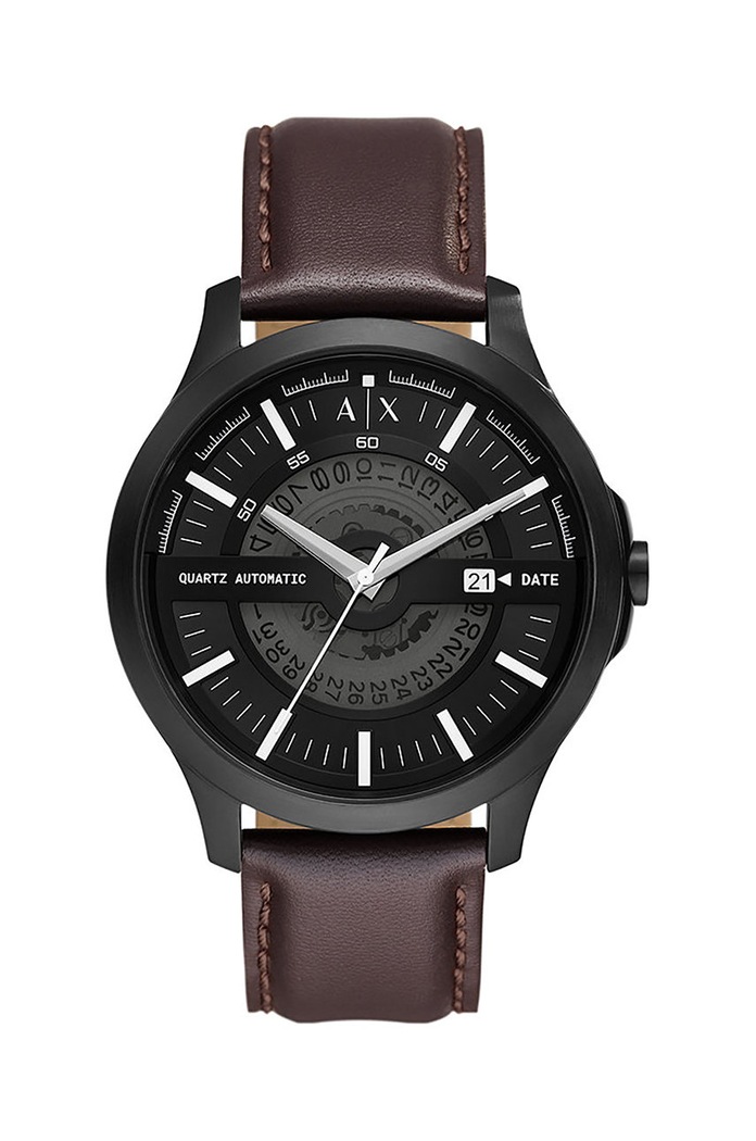 Hodinky Armani Exchange čierna AX2446