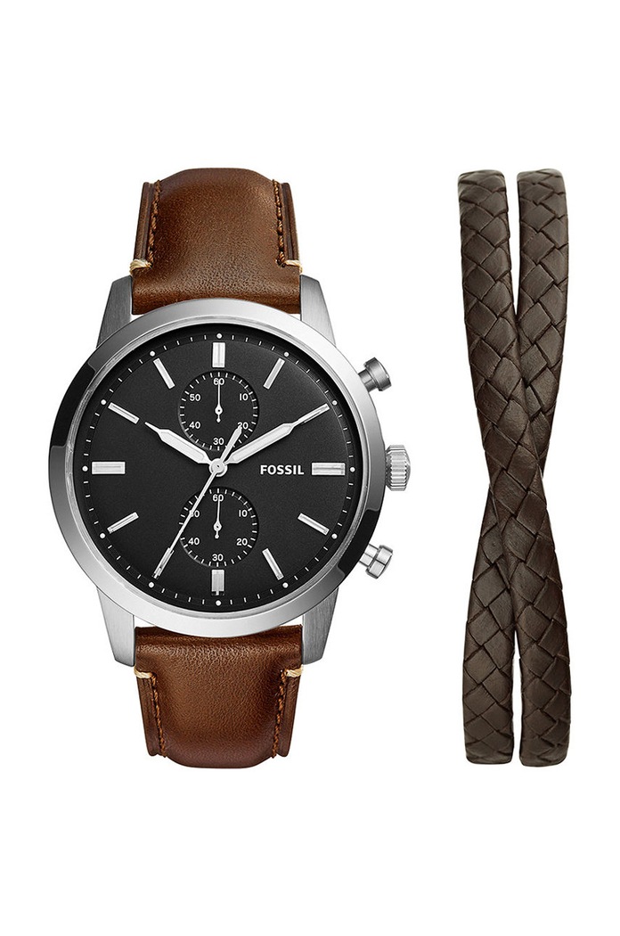 Fossil karóra és karkötő ezüst FS5967SET