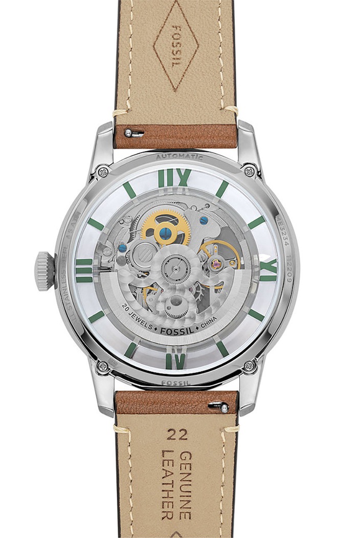 Fossil zegarek srebrny ME3234