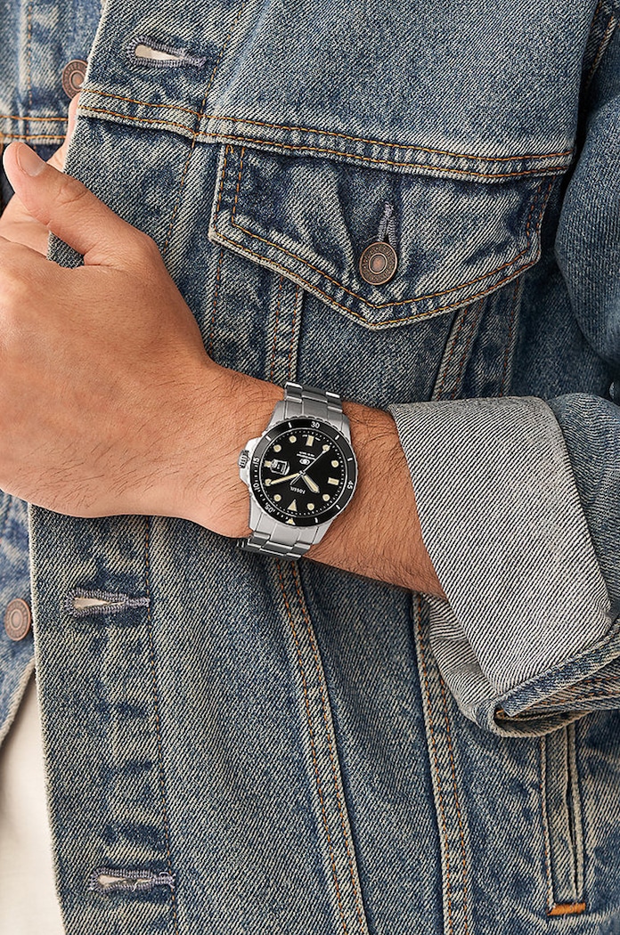 Fossil zegarek FS5952 srebrny