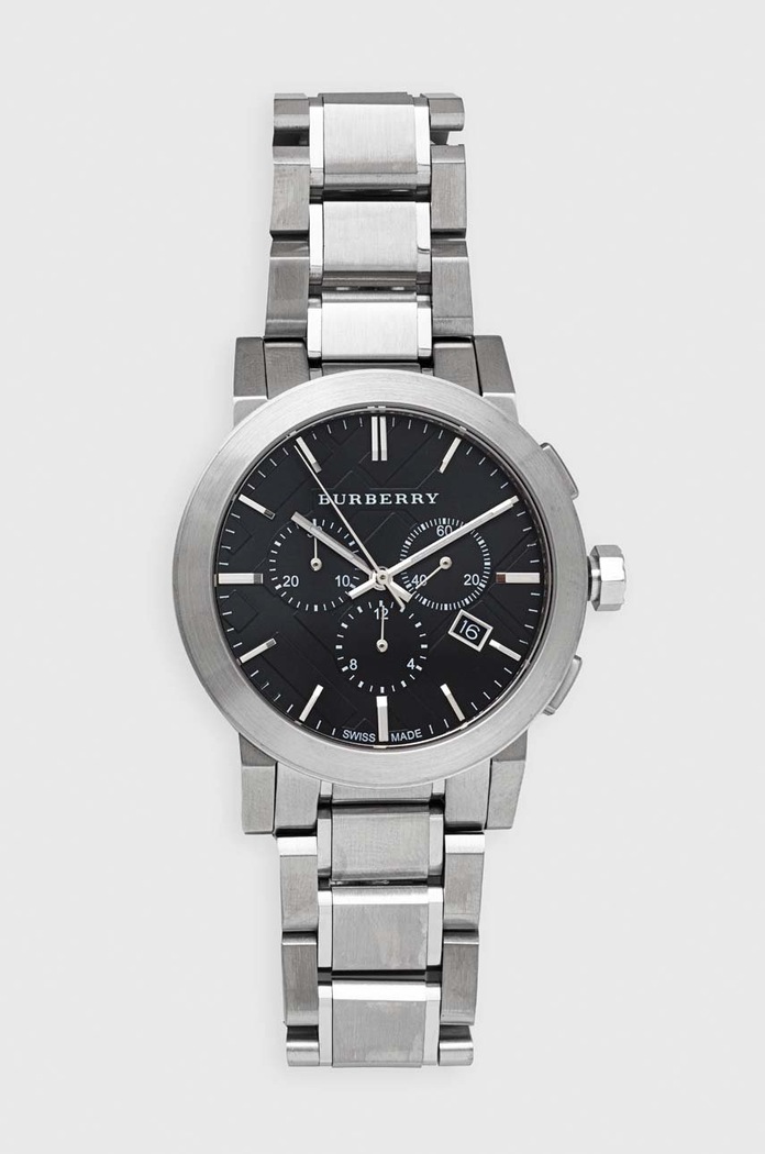 Burberry zegarek BU9351 srebrny BU9351