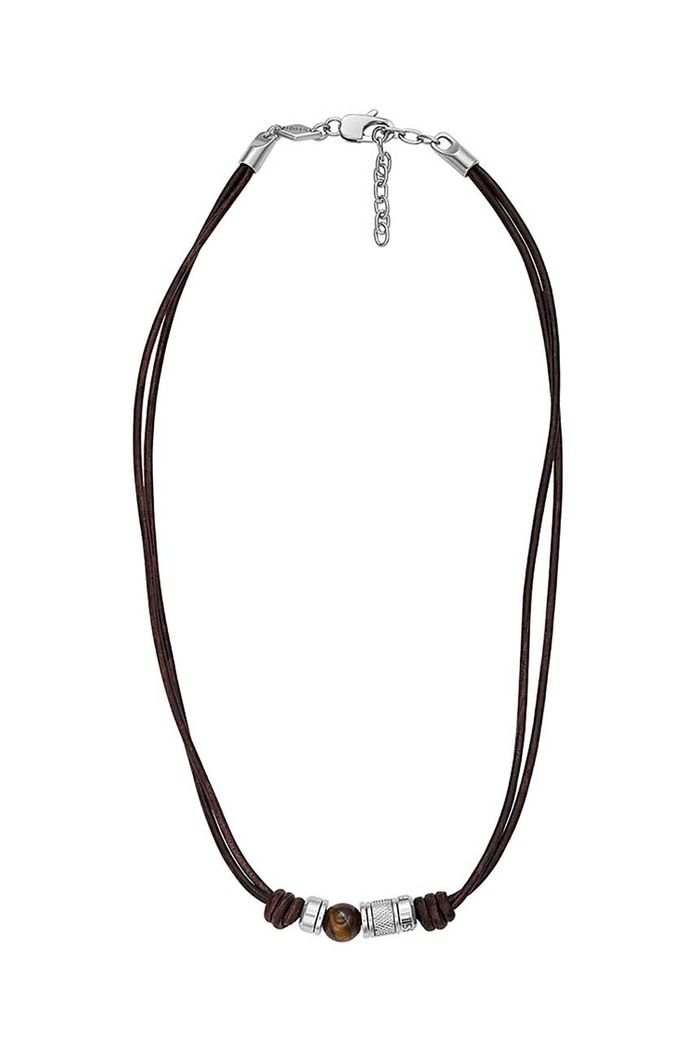 Fossil naszyjnik srebrny JF04204040