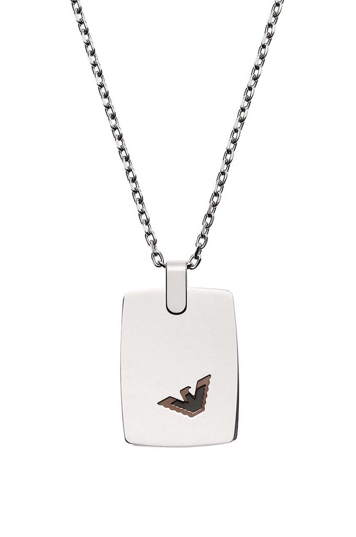 Emporio Armani naszyjnik EGS2471040 brązowy AA00