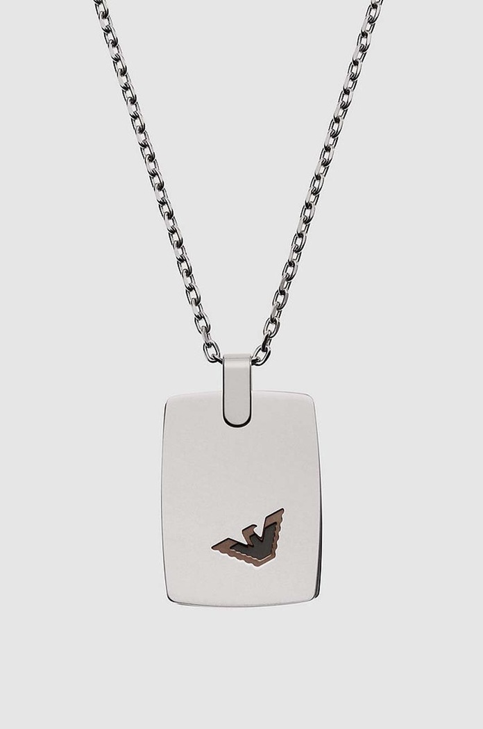 Emporio Armani naszyjnik brązowy EGS2471040