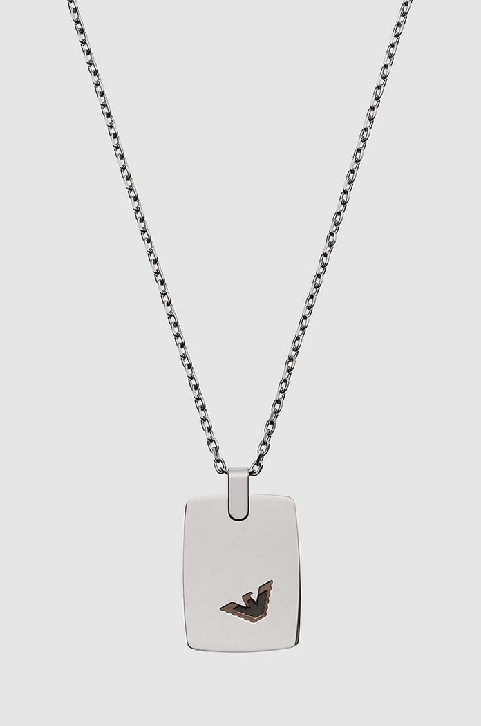 Emporio Armani naszyjnik EGS2471040 brązowy