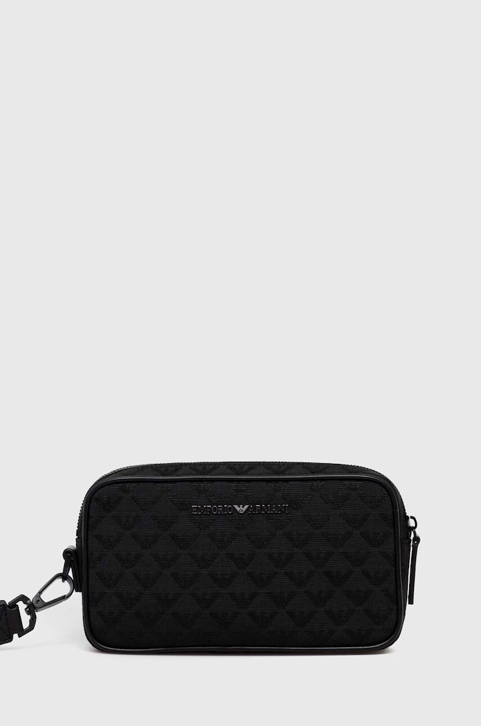 Emporio Armani borsa da toilette nero Y4R356.Y022V.NOS