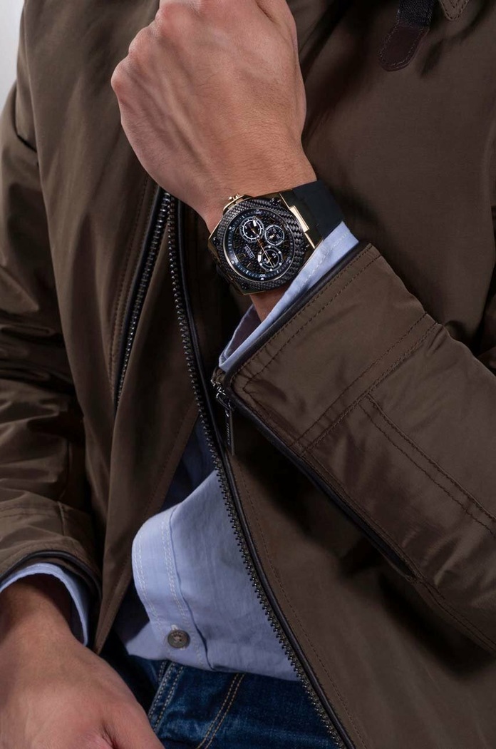 Guess zegarek W1049G5 czarny