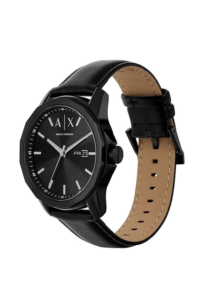 Armani Exchange ceas si bratara AX7147SET negru AA00