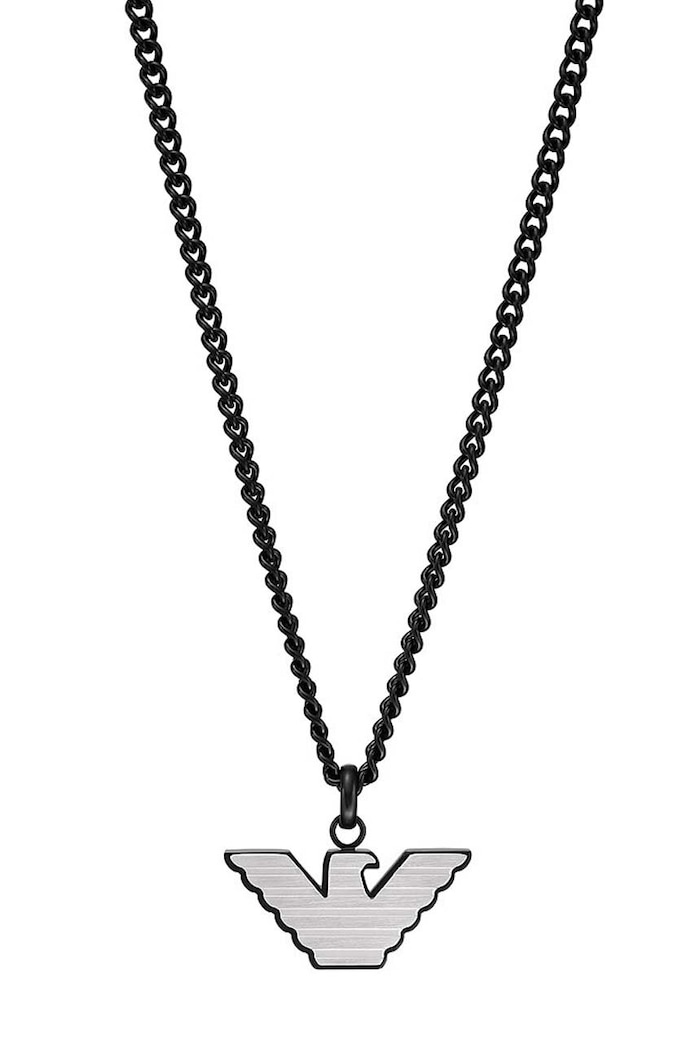 Emporio Armani naszyjnik czarny EGS2994040