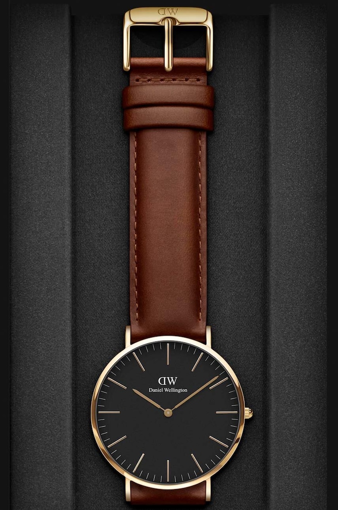 Ρολόι Daniel Wellington Classic 40 St Mawes DW00100543 καφέ AA00