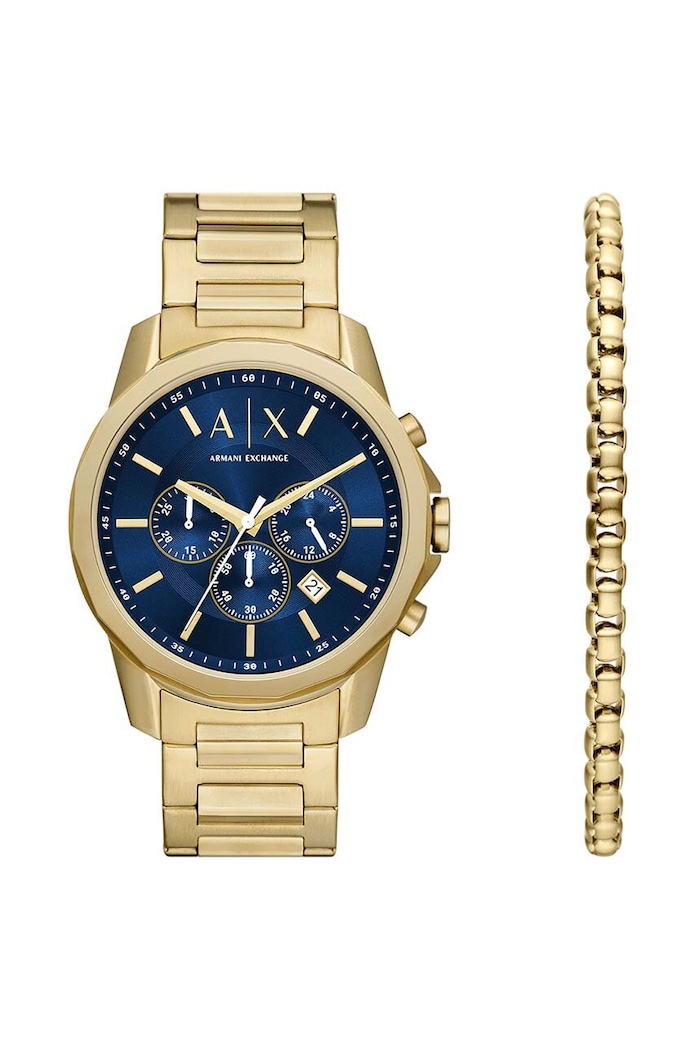 Ura Armani Exchange zlata AX7151SET