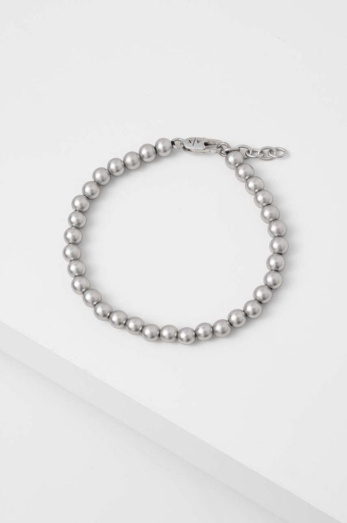 Náramek Armani Exchange Dárkový box stříbrná AXG0118040