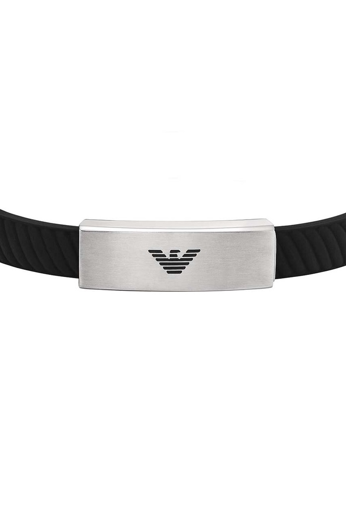 Emporio Armani bratara EGS2996040 negru AA00