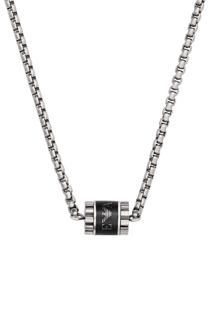 Emporio Armani naszyjnik EGS2844040 srebrny AA00