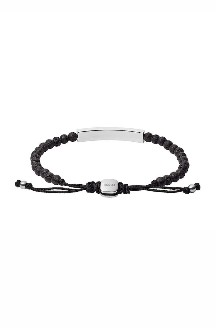 Βραχιόλι Fossil JF03247040 μαύρο AA00