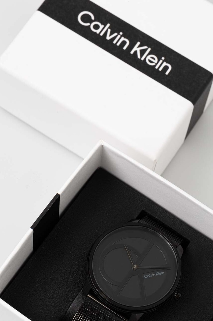 Doplnky Hodinky Calvin Klein 25200028 čierna