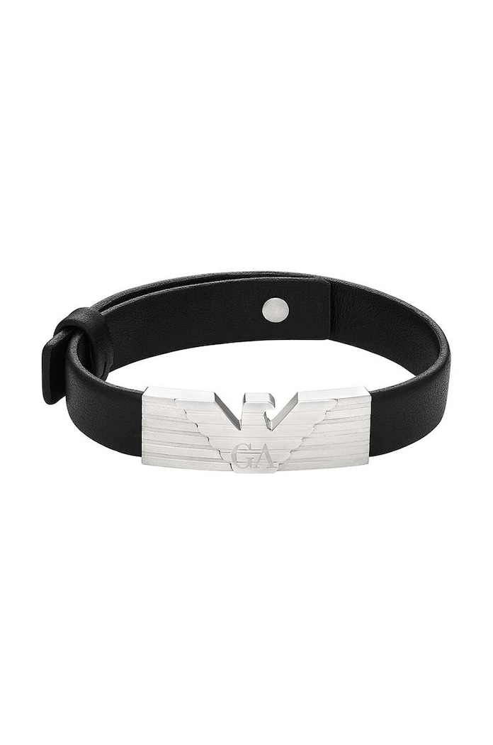 Emporio Armani bransoletka Gift Box czarny EGS3075040