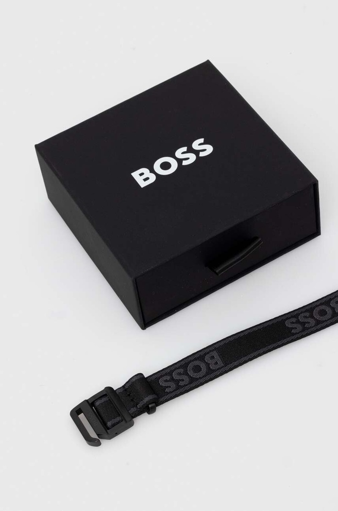 BOSS bransoletka 1580488 czarny AA00