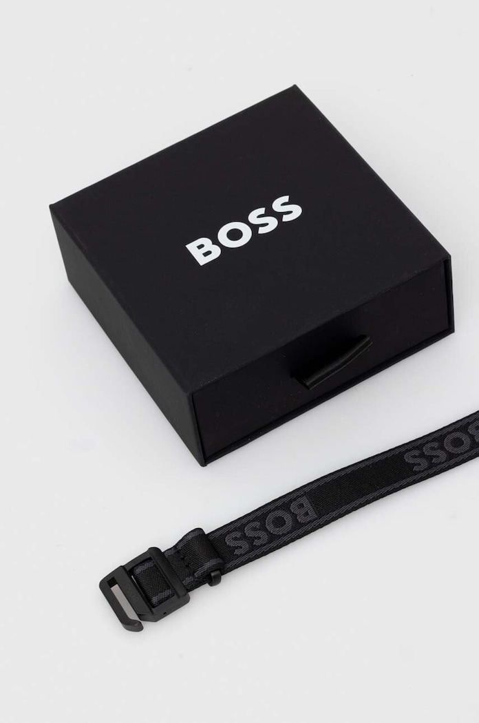 BOSS bransoletka 1580488 czarny AA00