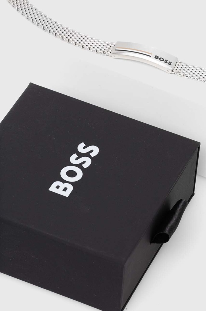 BOSS bratara 1580611 argintiu AA00