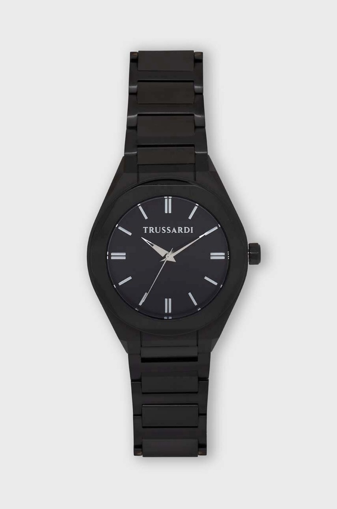 Hodinky a pouzdro na karty Trussardi černá R2453156007