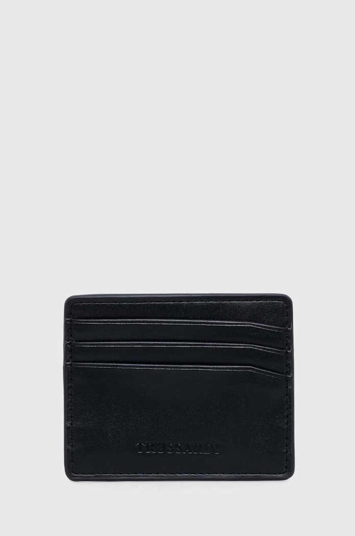 Hodinky a pouzdro na karty Trussardi R2453156007 černá AA00