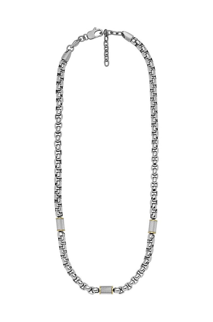 Fossil colier argintiu JF04145998