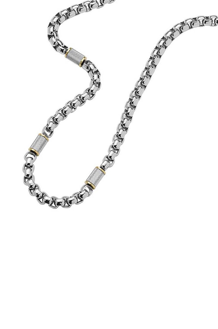 Fossil colier argintiu JF04145998