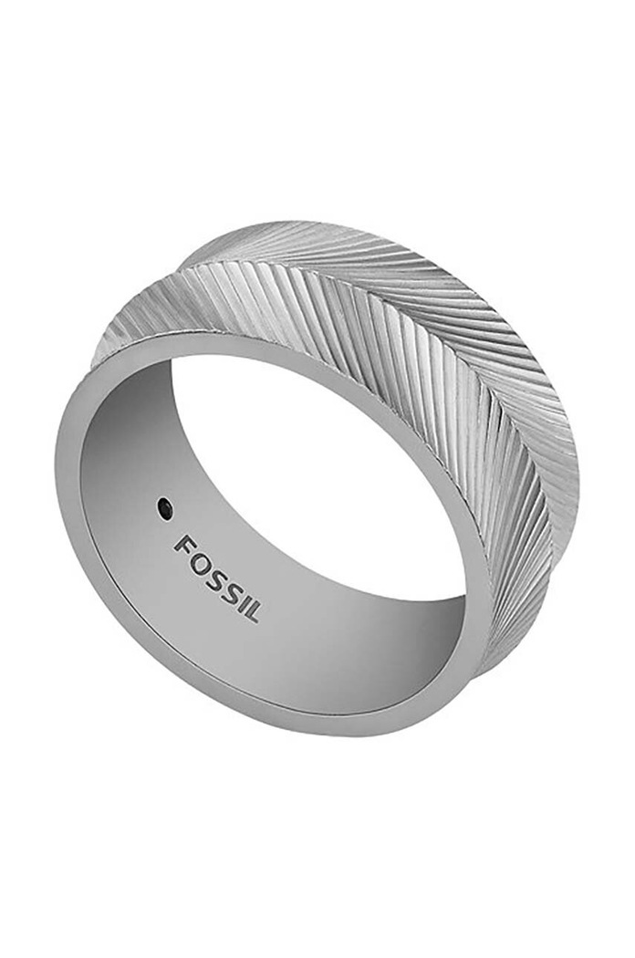 Dodaci Prsten Fossil JF04568040 srebrna