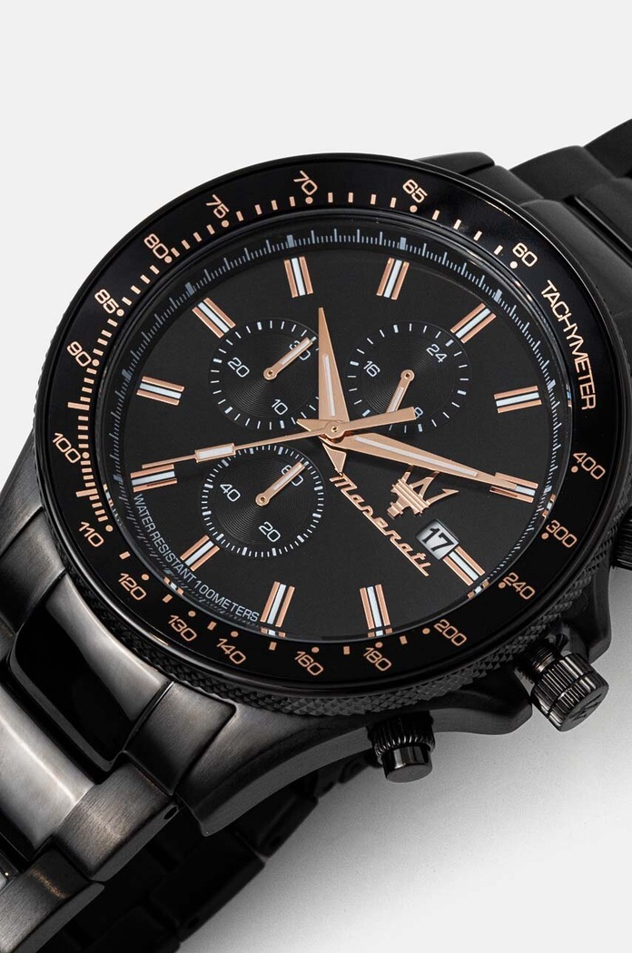 Maserati zegarek R8873640011 czarny AA00