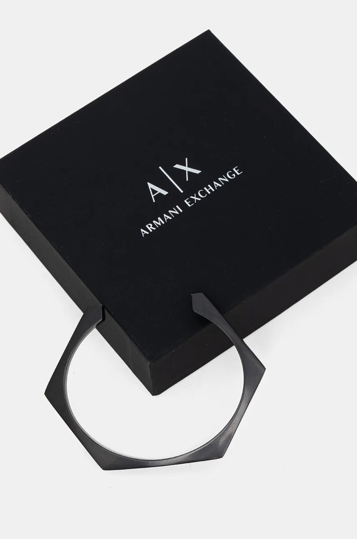 Armani Exchange bransoletka AXG0139001 czarny AA00