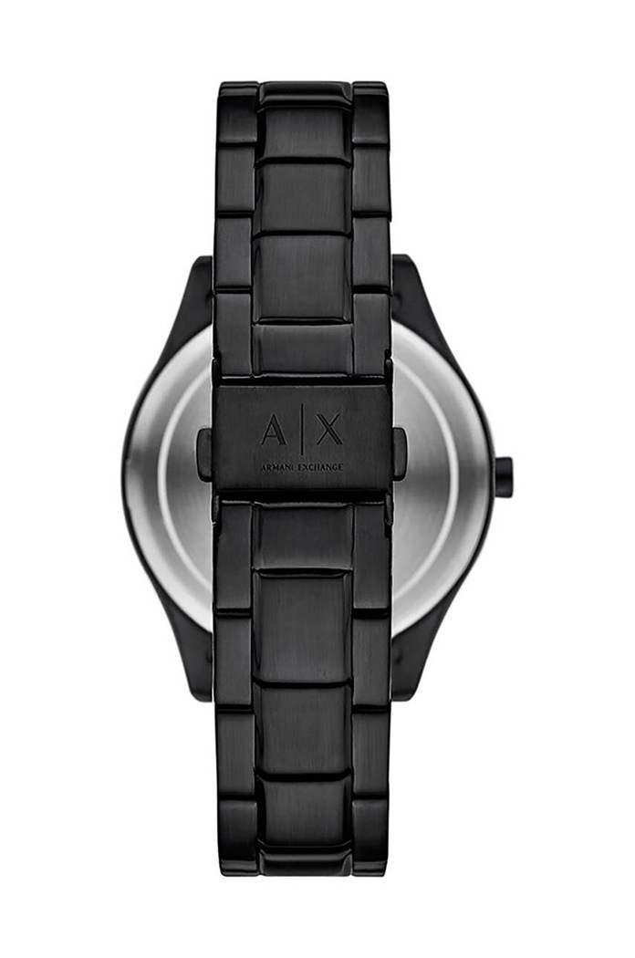 Armani Exchange ceas și colier negru AX7160SET