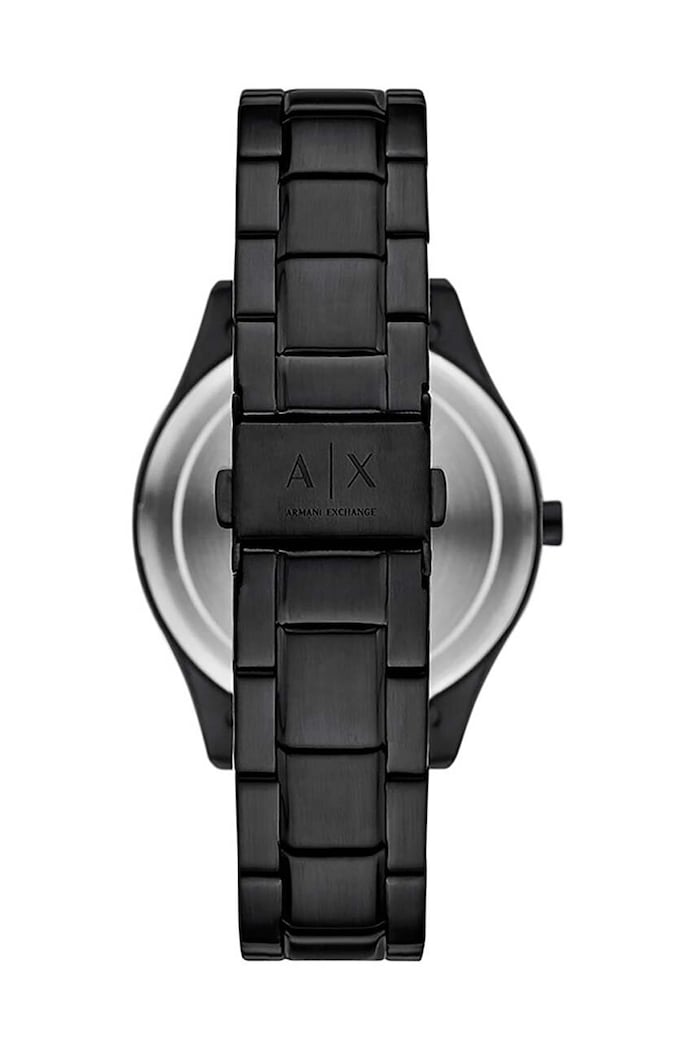 Armani Exchange ceas și colier negru AX7160SET