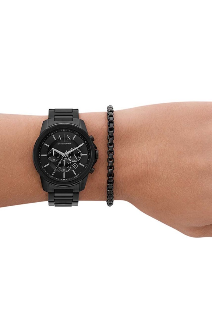 Armani Exchange zegarek AX7153SET czarny