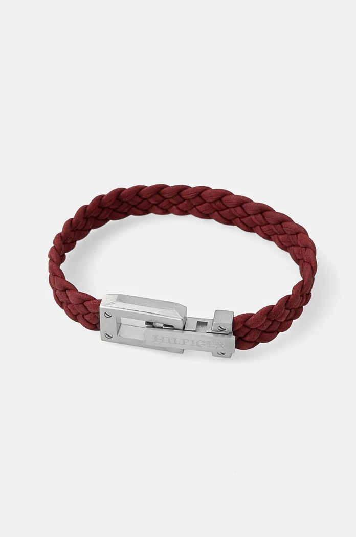 Kožna narukvica Tommy Hilfiger Gift Box crvena 2790519