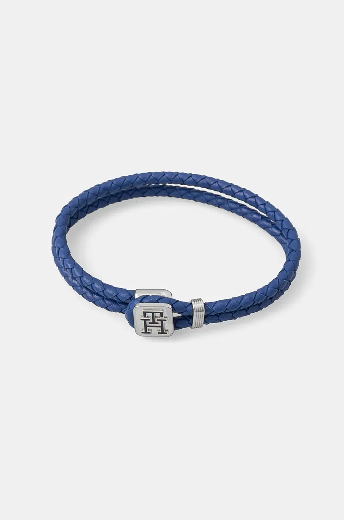 Kožený náramek Tommy Hilfiger Dárkový box modrá 2790530