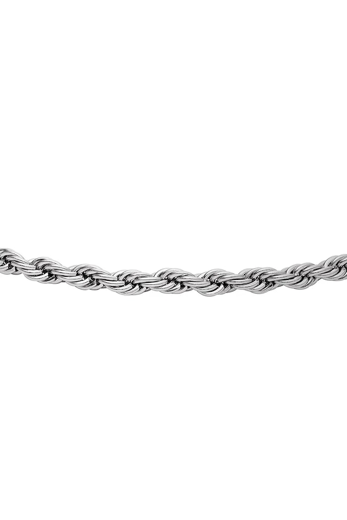Fossil bratara JF04822040 argintiu AA00