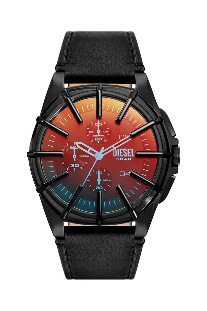 Ρολόι Diesel Framed Chronograph μαύρο DZ4658