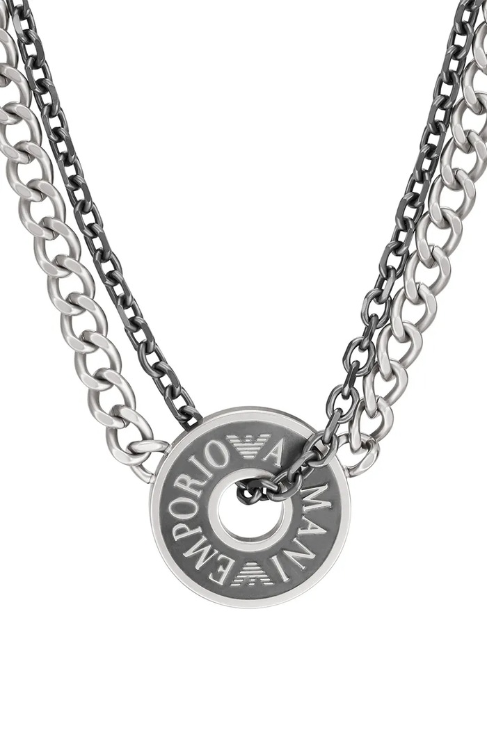 Emporio Armani naszyjnik EGS3093040 srebrny AA00