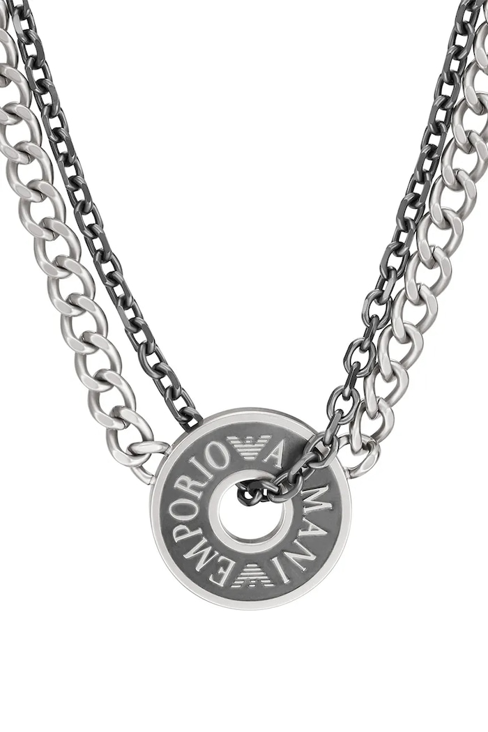 Emporio Armani naszyjnik EGS3093040 srebrny AA00